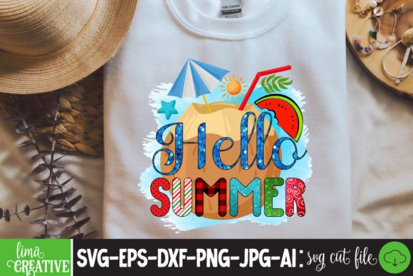 Download Hello Summer Sublimation PNG - Premium Resources