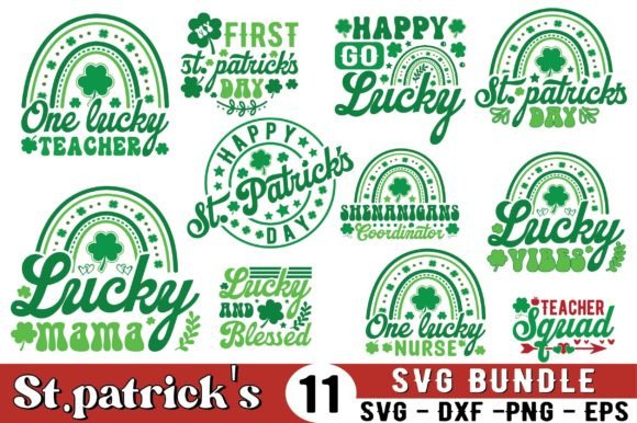Download St.Patrick’s Svg Bundle, Lucky Svg - Svg bundle Collection