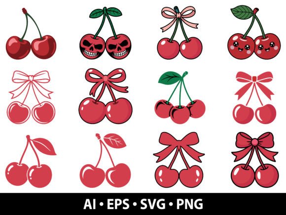 Download Cherry Vector SVG Bundle - Svg bundle Collection