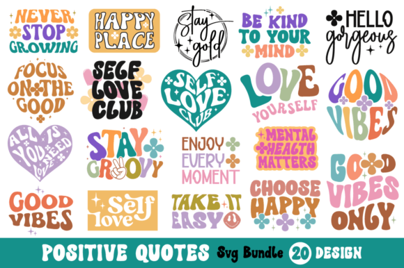 Download Positive Quotes Svg Bundle - Svg bundle Collection