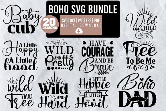 Download Boho SVG Bundle - Svg bundle Collection