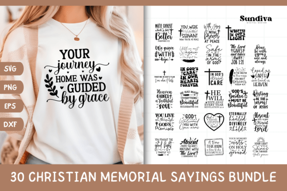 Download 30 Christian Memorial Quote SVG Bundle - Svg bundle Collection