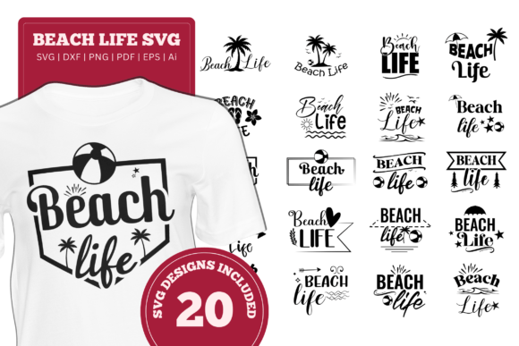 Download Beach Life SVG Bundle, Beach Shirt SVG - Svg bundle Collection