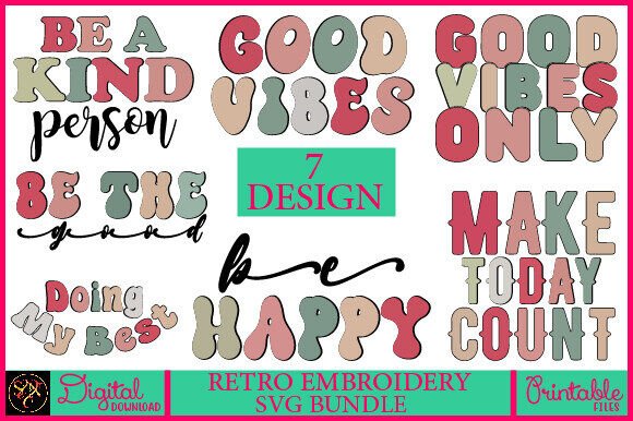 Download RETRO EMBROIDERY SVG BUNDLE - Svg bundle Collection