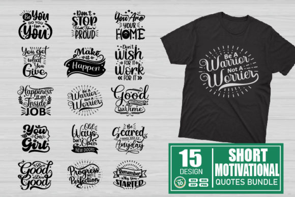 Download Short Motivational Quotes SVG Bundle - Svg bundle Collection