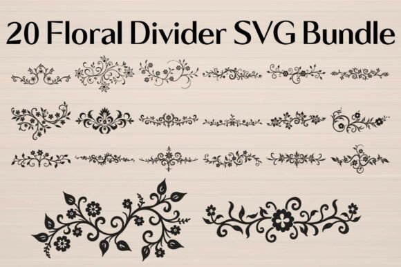 Download Vintage Floral Flourish SVG Bundle - Svg bundle Collection