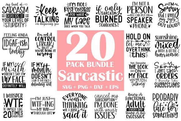 Download Sarcastic SVG Bundle, Funny Quotes SVG - Svg bundle Collection