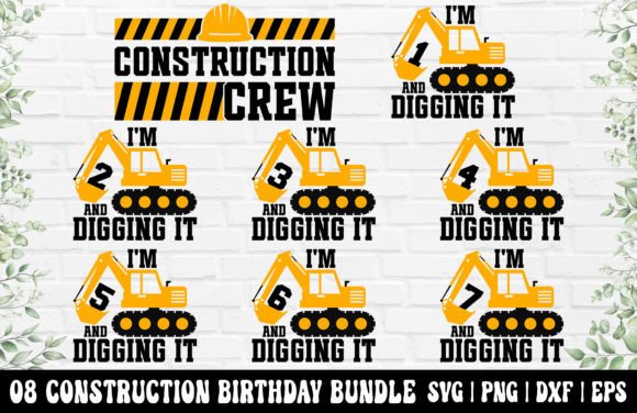 Download Construction Birthday SVG Bundle - Svg bundle Collection