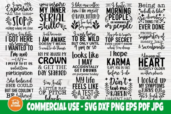 Download Funny Sayings SVG Bundle, Funny Quotes - Funny sayings svg Collection