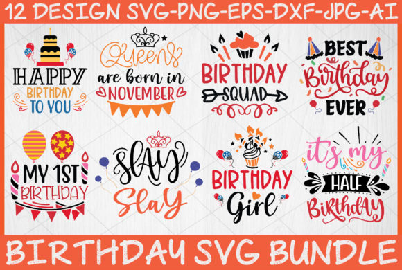 Download Birthday SVG Bundle - Svg bundle Collection