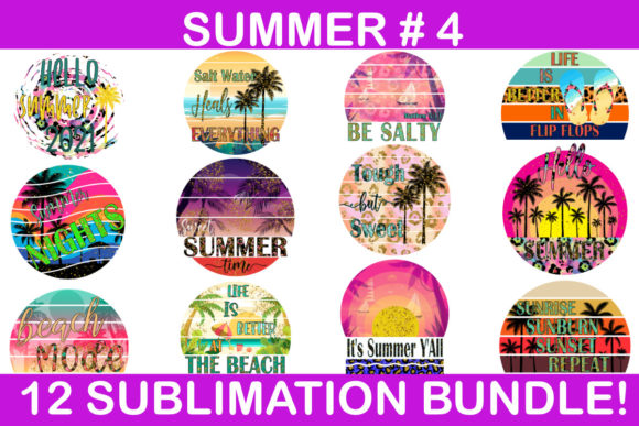 Download 12 Sublimation Summer Bundle #4 - Sublimation summer bundle Collection