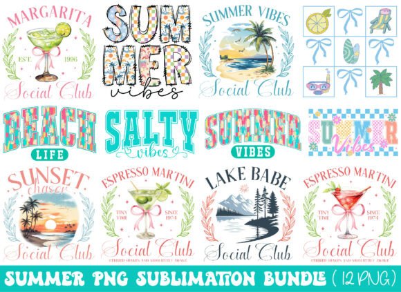 Download Summer PNG Sublimation Bundle - Premium Resources