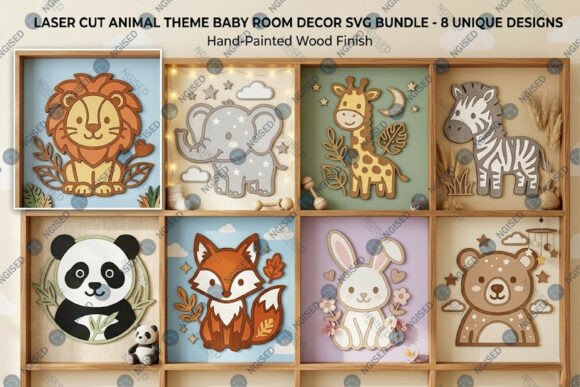 Download Animal Theme Baby Room Decor SVG Bundle - Svg bundle Collection