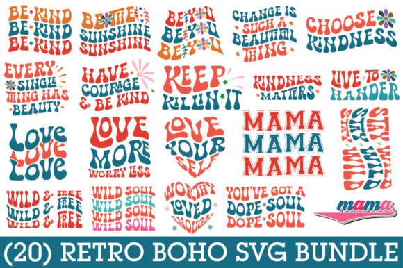 Download Retro Boho Svg Bundle - Svg bundle Collection
